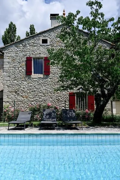 Vila Ancien Moulin Drome Provencale Montbrison-sur-Lez Francie
